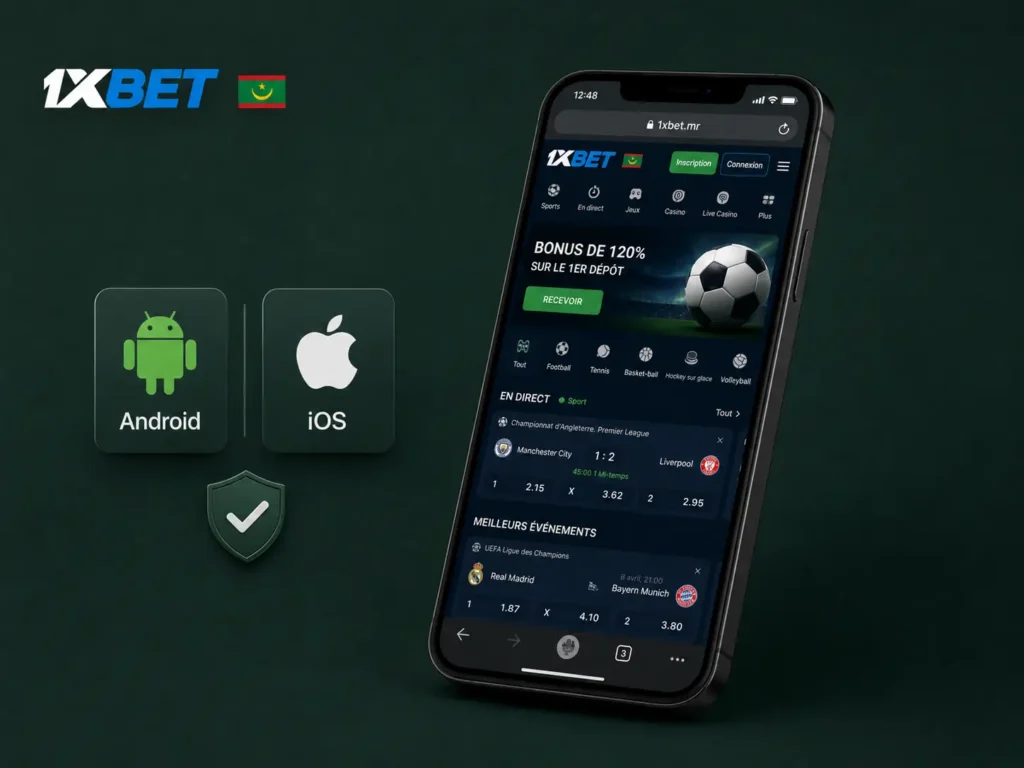 1xbet t&eacute;l&eacute;charger l'application